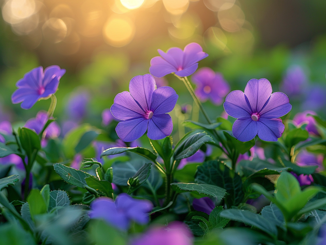 fleurs violette